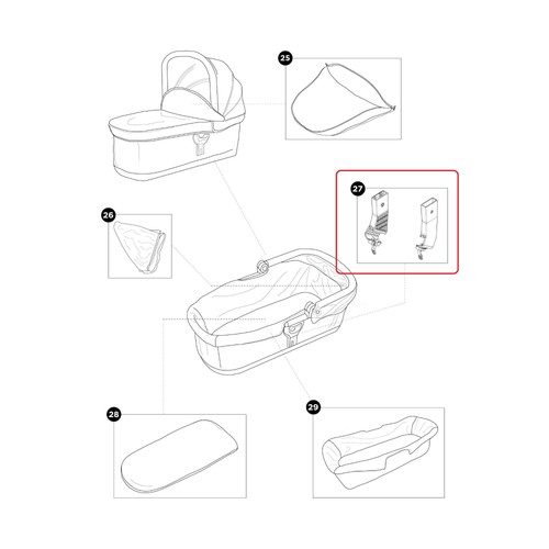 Thule bracket assembly - bracket,