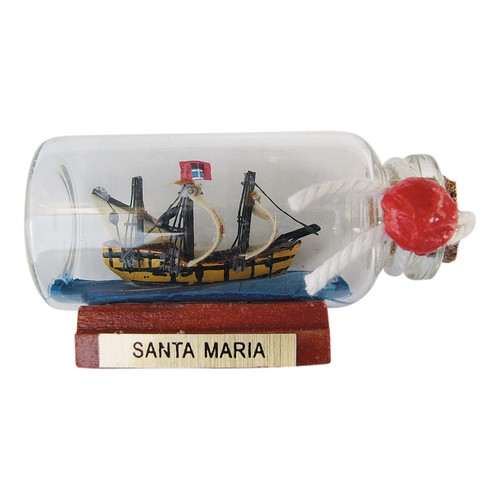 Flaschenschiff santa maria - -,