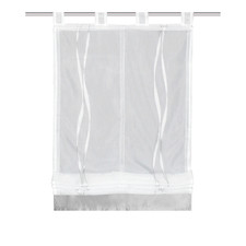 Raffrollo YLVI - silber - mit