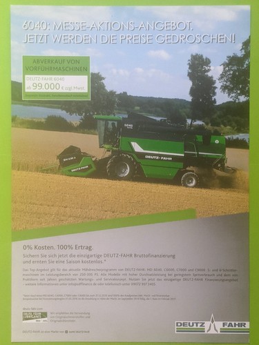 Deutz fahr 6040 mähdrescher - deutz-fahr,