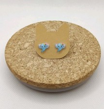 Ohrstecker Ohrringe Elefant Blau