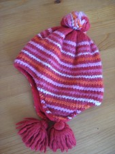 Mütze mit Ohrenklappen, M, Strickmütze, Wintermütze, Fellfutter, Mütze, Uschanka