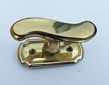 Alter originaler Fenstergriff antik, Messing