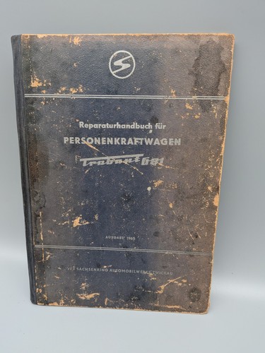 Reperaturhandbuch trabant 601 - reperaturhandbuch,
