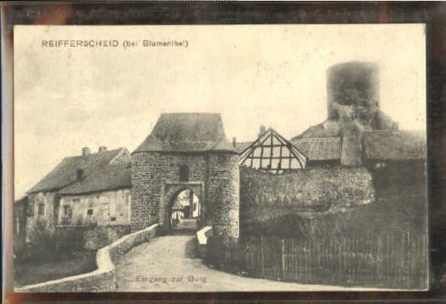 Reifferscheid eingang burg - eingang, x
