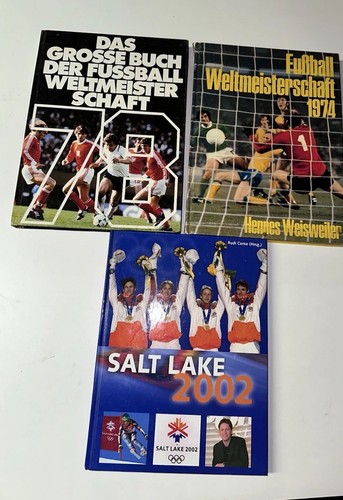 Vintage sportbuch set - 3x,