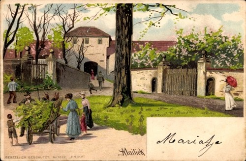 Künstler mailick - ak,