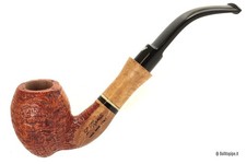 Pfeife Viprati sandgestrahlt - Bent Egg