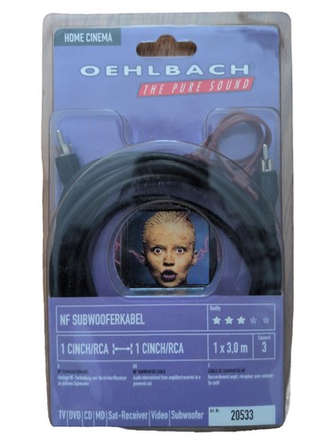 Oehlbach subwooferkabel 1 - nf,