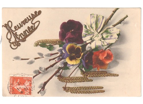 1912 antike weihnachtskarte - 1912,