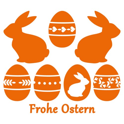 Osterdeko aufkleber deko - aufkleber,