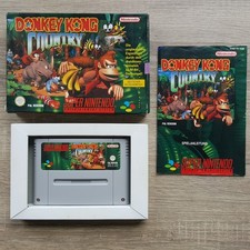 SNES Donkey Kong Country 1 OVP Anleitung Super Nintendo PAL Spiel Boxed
