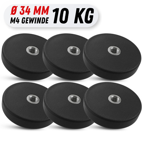 Neodym magnete gummiert kg - magnete,