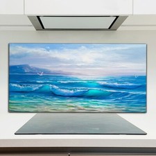 Foto Bild Malerei Wellen See