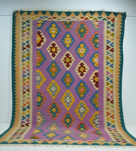 Handgewebt ghashgai kelim - handgewebt,