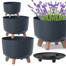 Pflanzschale mit Füßen Blumenkübel Blumentopf Blumenschale Rund Viele Größen