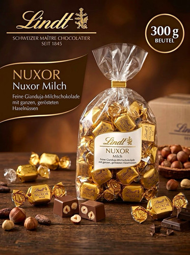 Lindt nuxor milch haselnuss - lindt,