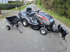Rasentraktor Aufsitzmäher MTD mit 13 PS B&S Motor  mit Schneeschild + Streuwagen