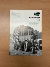Orig. BAUTZ Ladewagen Landmaschinen Prospekt Brochure Traktor Schlepper F1