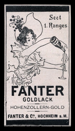 Alte werbung 1900 fanter - 1900,