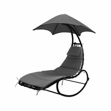 Luxus Schaukelliege Anthrazit