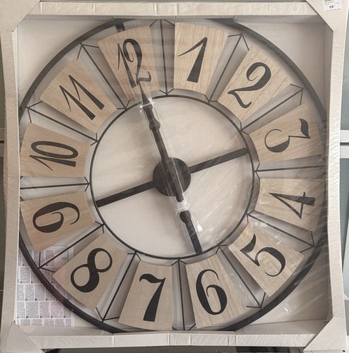 Große runde wanduhr analog - runde,