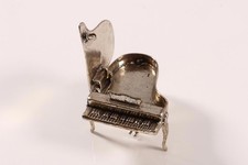 Silberfigur Silber 800 Piano Flügel Klavier Miniatur Figur 33gramm Italien
