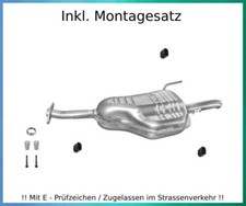 Endschalldämpfer Opel Astra G