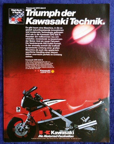 Kawasaki gpz 600 - 600, r,