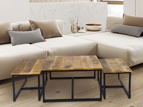 Couchtisch 3er set - couchtisch,