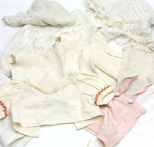 Alte PUPPEN Bekleidung Puppenkleidung Leinen antikes Puppenzubehör Puppensammler