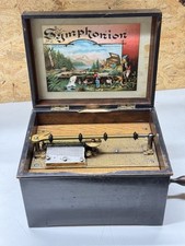Symphonion Spieluhr um 1900 mit 3 Platten in 19,5cm