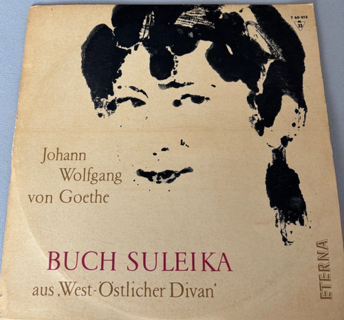 Goethe buch suleika aus - goethe,