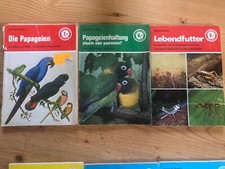3 Hefte Papageienhaltung/ Die Papageien/ Lebendfutter