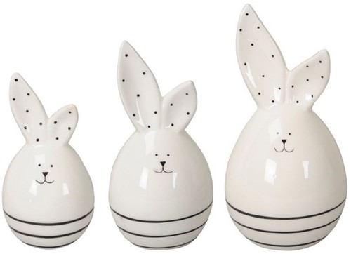 Dekorativer putziger osterhase - dekorativer,