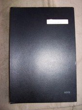 LEITZ Unterschriftenmappe Unterschriftsmappe schwarz, 20 Fächer rot