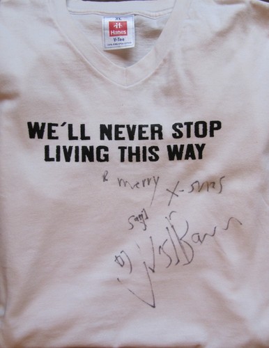 Shirt mit autogramm von - shirt,