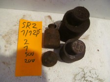 4alte Gewichte f Küchenwaage