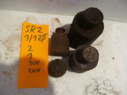 4alte gewichte küchenwaage - gewichte,