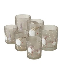 6er Set Windlichter WICHTEL