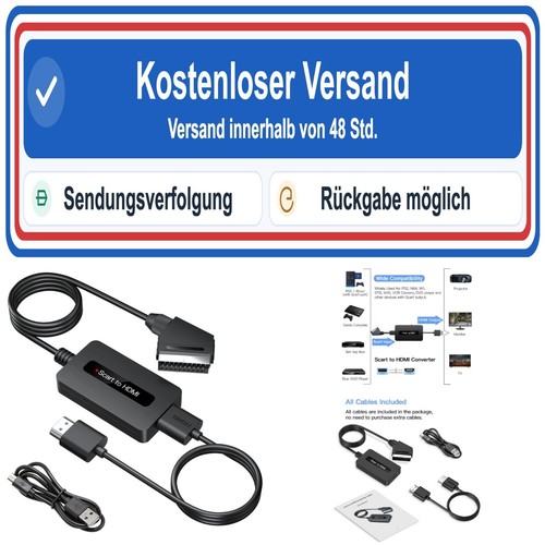 Scart auf hdmi - auf,