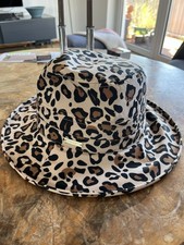 SEEBERGER Regenhut mit Leomuster Damenhut Stoffhut Hüte