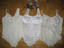 3 x Korsett MIEDERBODYS + stramm + fest + Korselett + ca. Gr. 95/105 + VINTAGE