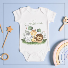 Baby Body Jungle Tiere –