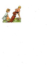 Poesiealbum-Bild Kinder mit