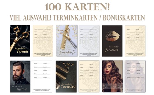 100 karten terminkarten - 100, x