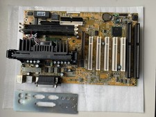 MSI MS6163 Retro-Mainboard mit Pentium III MMX CPU 450Mhz und RAM