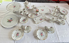 Hutschenreuther Porzellan Dresden bunte Blume Goldrand Kaffee-Service z.Auswahl