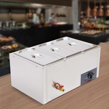 3 Behälter 7L Edelstahl Bain