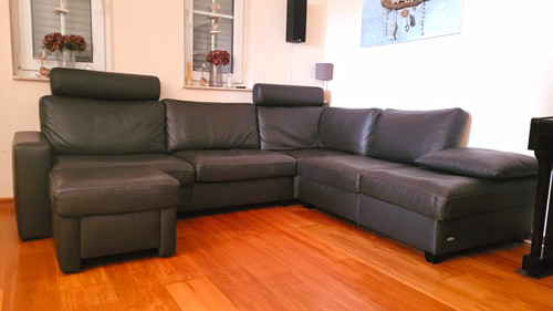Hochwertiges lederecksofa - hochwertiges,